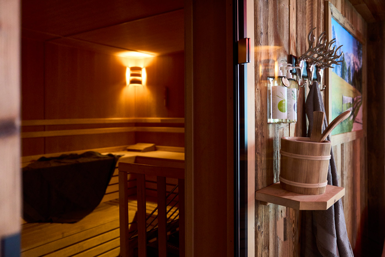 Finnische Sauna im Hotel Alpennest